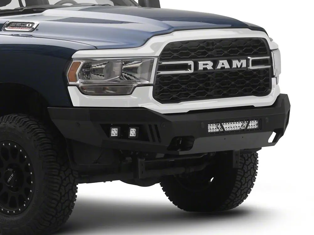 Barricade Heavy-Duty Front Bumper with LED Fog Lights and 20" Light Bar for 2019–2026 Ram 3500