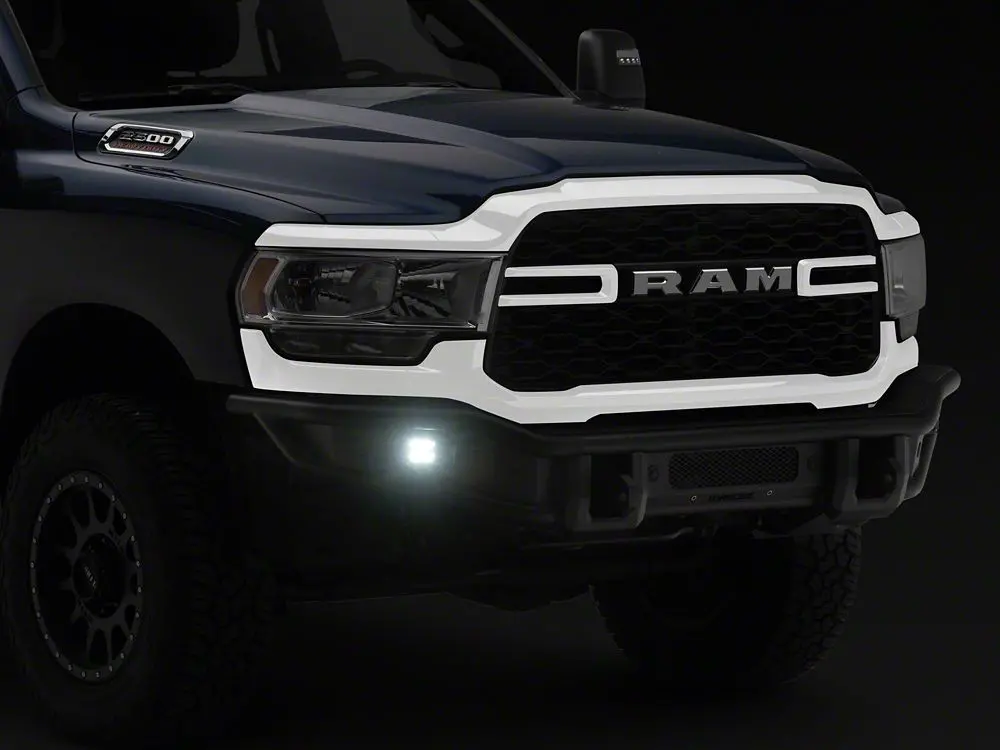 Barricade Hd4 Tubular Front Bumper With Led Fog Lights (19-26 Ram 3500) 2
