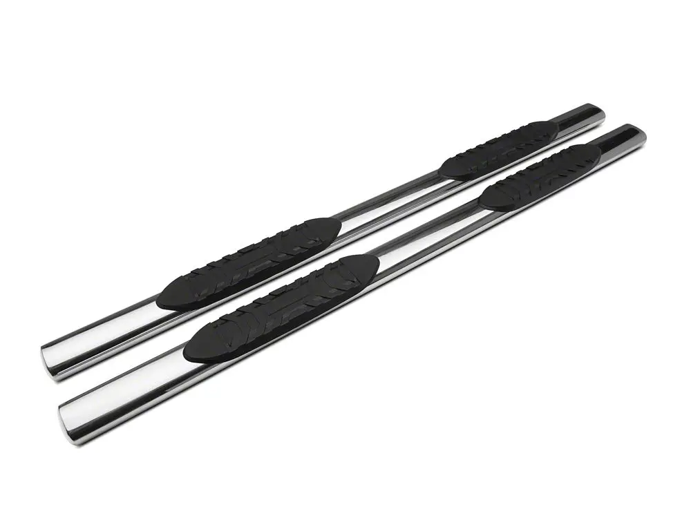 Barricade 5-Inch Stainless Steel Oval Side Steps for 2007–2019 Chevrolet Silverado 3500 HD Crew Cab