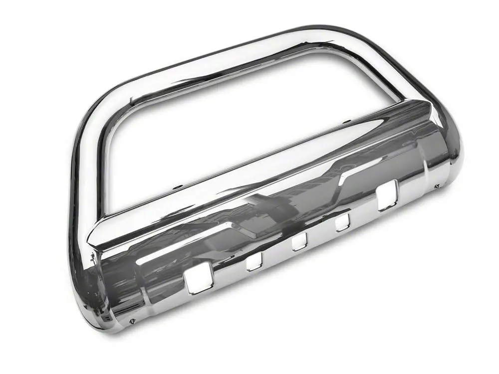 Barricade 3.5-Inch Oval Stainless Steel Bull Bar with Skid Plate – 2011–2019 Chevy Silverado 3500 HD