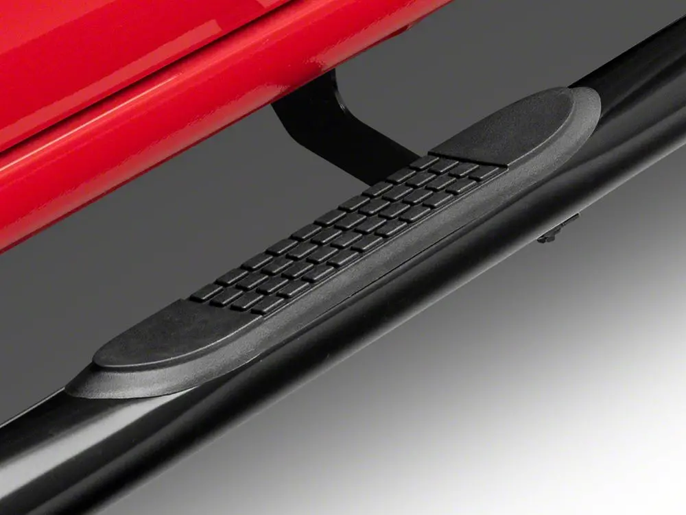 Barricade 3-Inch Side Step Bars; Black (20-25 Silverado 3500 Hd Crew Cab) 2