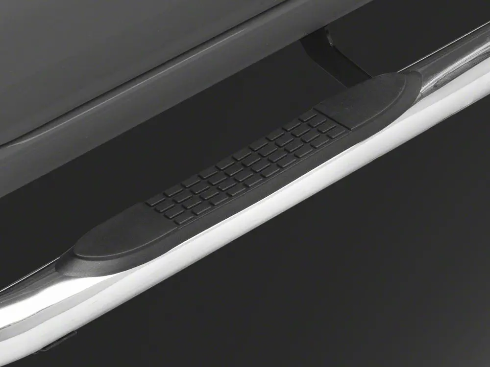 Barricade 3-Inch Side Step Bars; Stainless Steel (20-25 Silverado 3500 Hd Crew Cab) 2