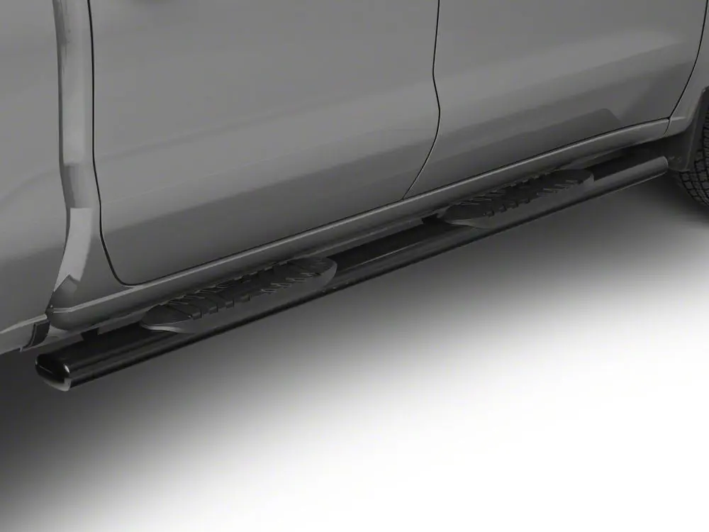 Barricade 5-Inch Oval Black Side Step Bars for 2020–2025 Chevy Silverado 3500 HD Crew Cab