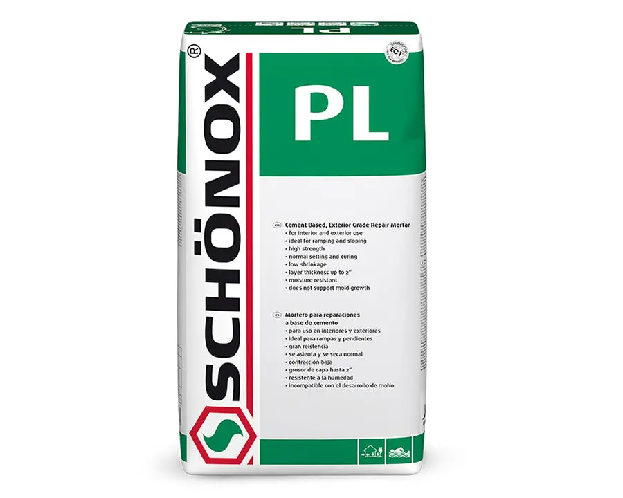 Schönox - Pl Cement-Based Univeral Repair Mortar, 55 Lb Bag 1