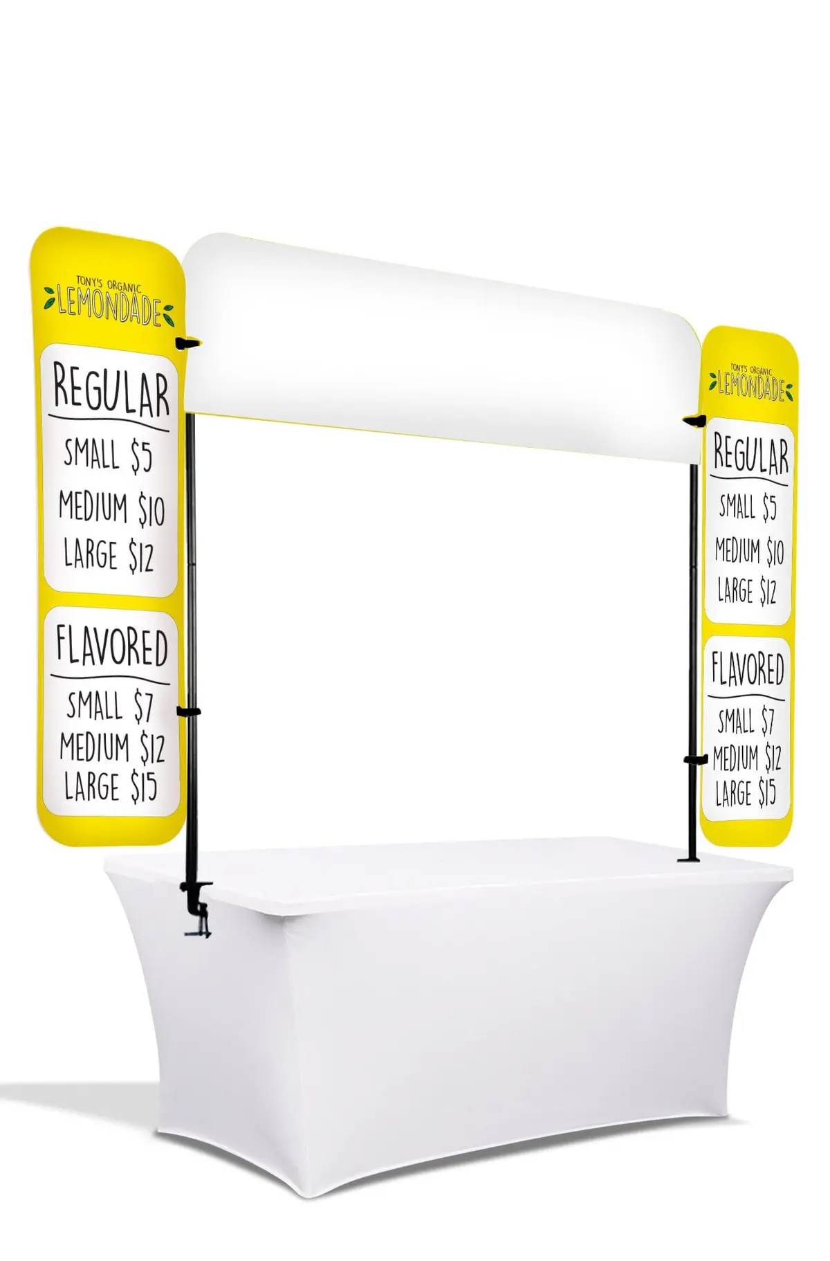 Table Top Banner - Side Panel Covers - (Attachment Only) 1