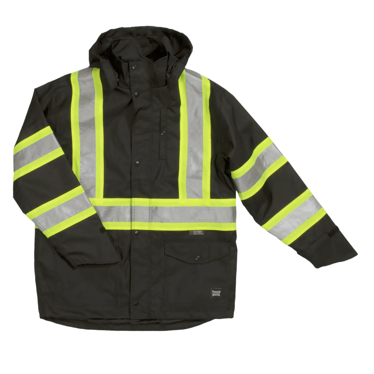 Safety Rain Jacket - Black 1