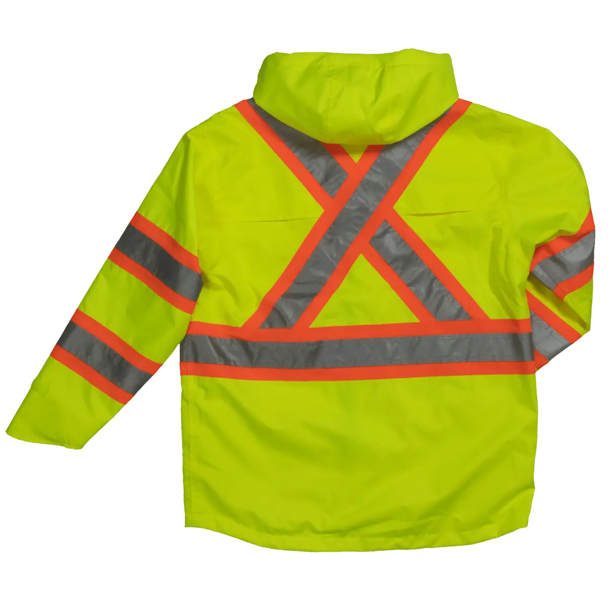 Safety Rain Jacket - Green 2