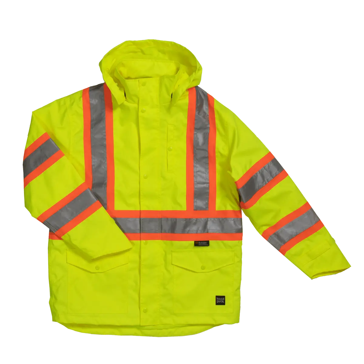 Safety Rain Jacket - Green 3X+ 1