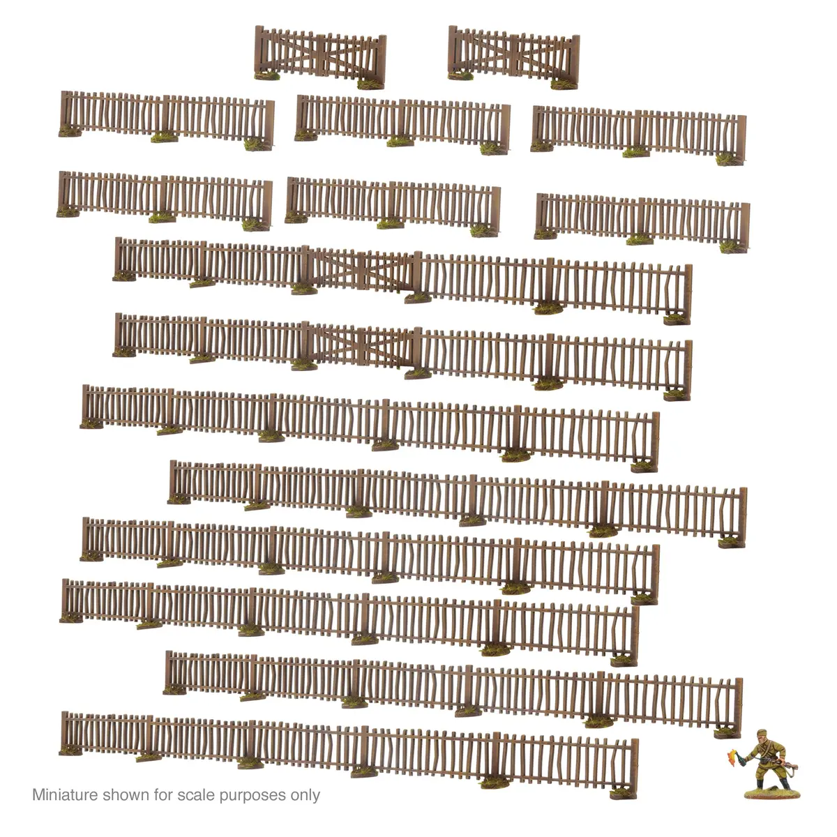 Assorted Village Fences (28Mm) 1