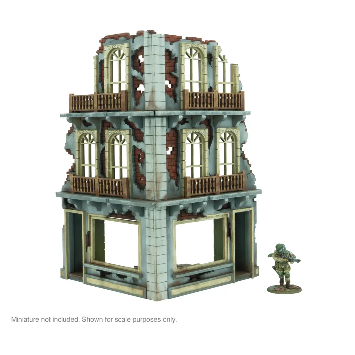 City In Ruins - 3 Storey Corner 1