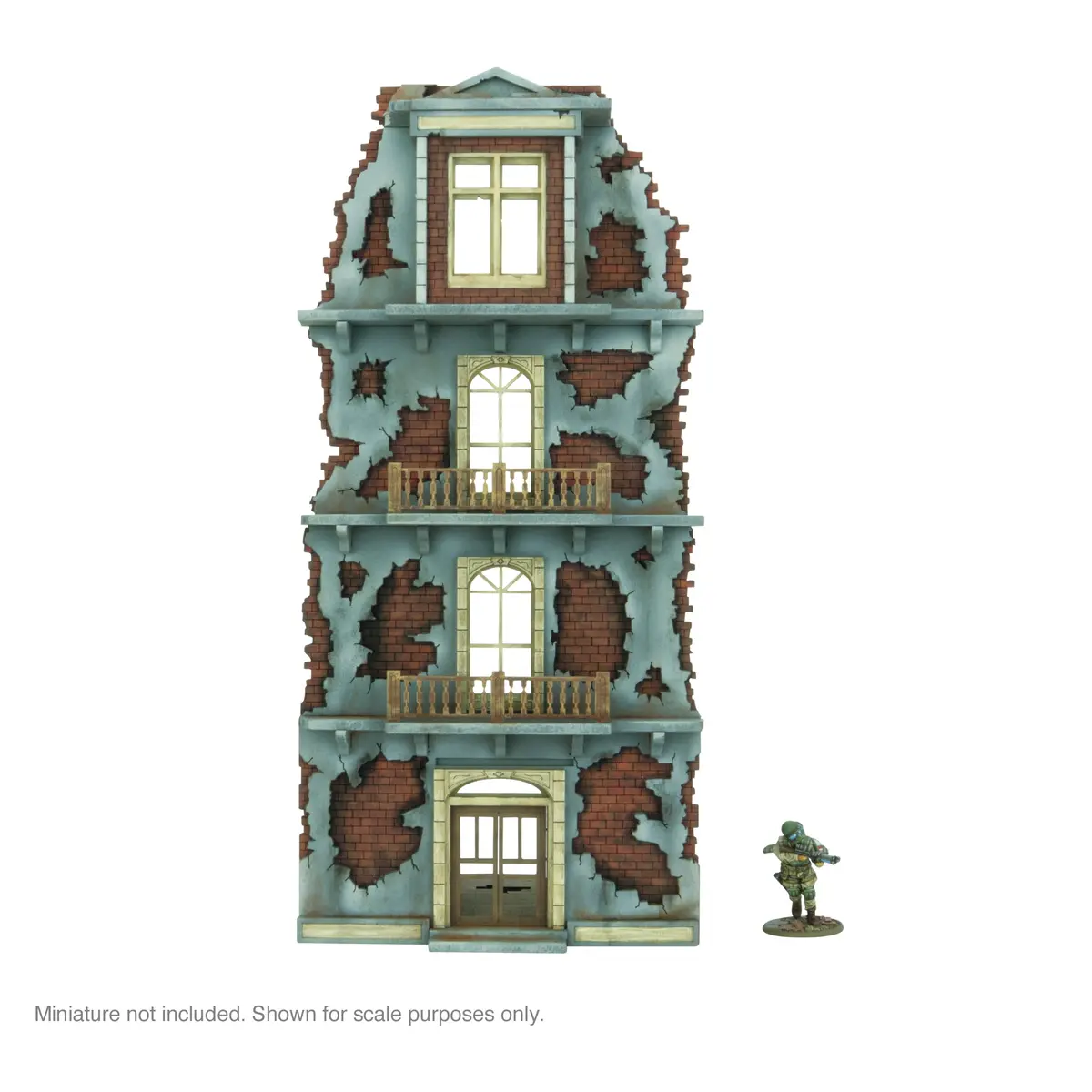 City In Ruins - 4 Storey Building Facade (1) 1