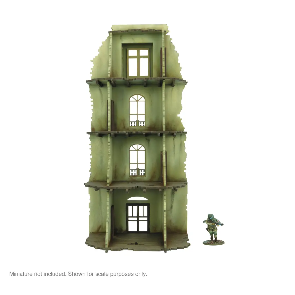 City In Ruins - 4 Storey Building Facade (1) 2