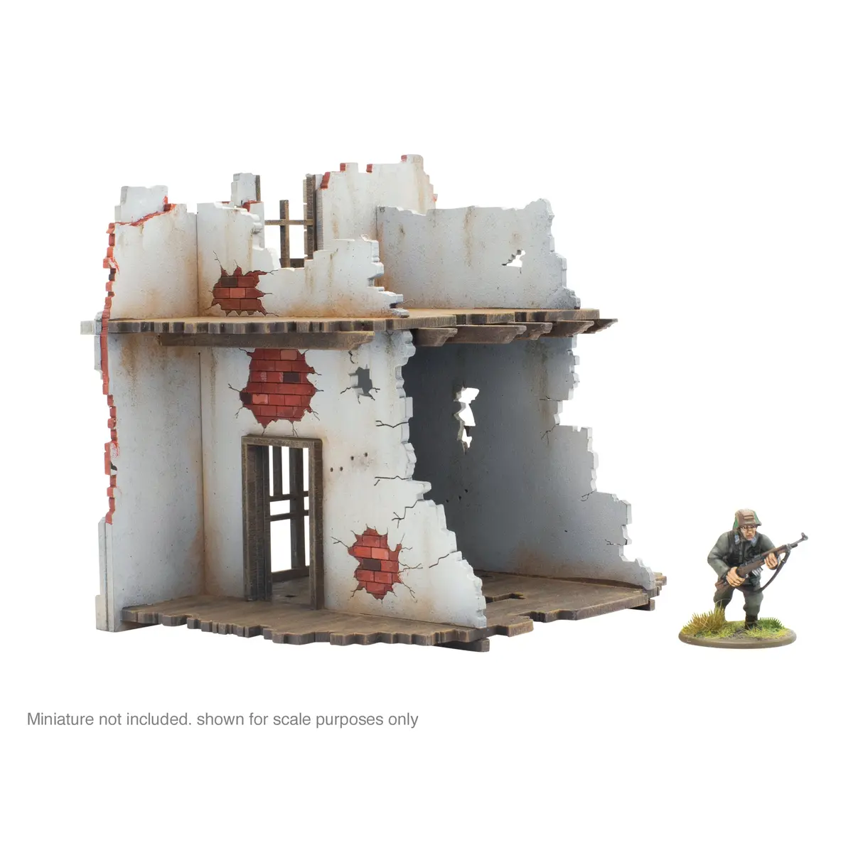 City In Ruins - Single Storey Building Facade (1) 2