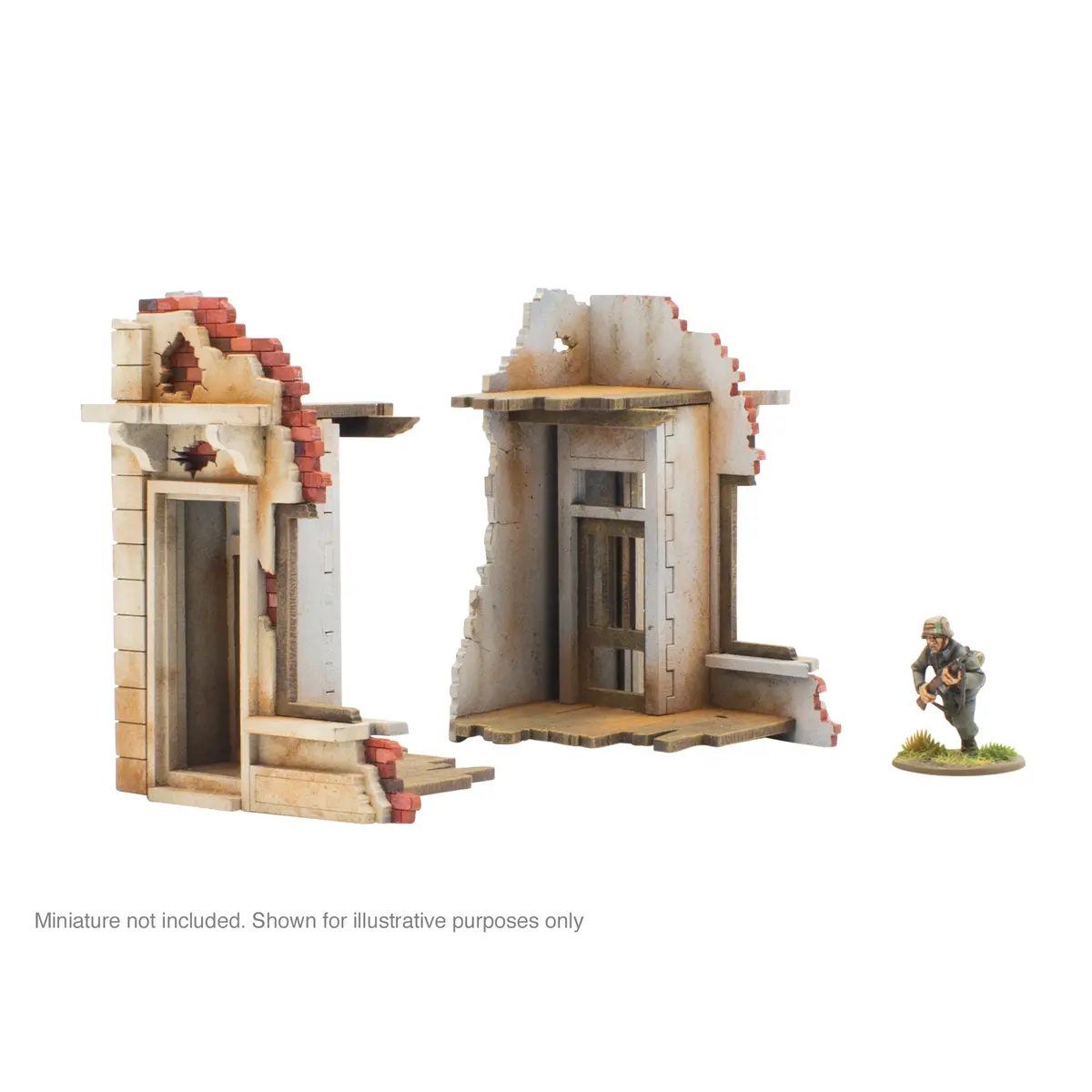 City In Ruins - Pair Of Destroyed Building Ends 1