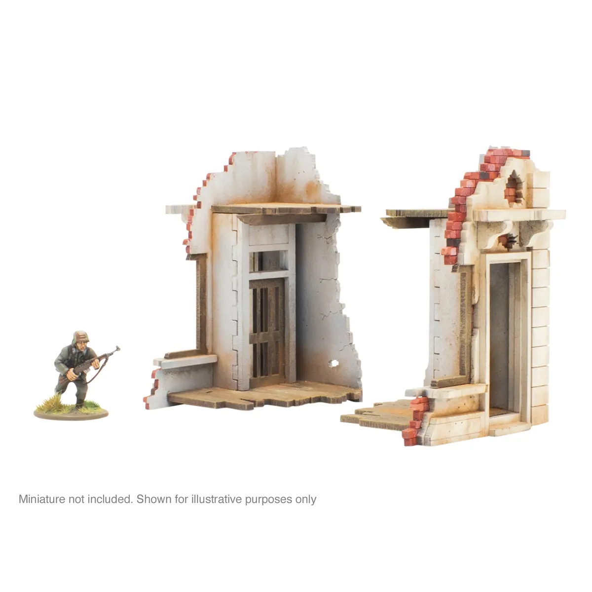 City In Ruins - Pair Of Destroyed Building Ends 2
