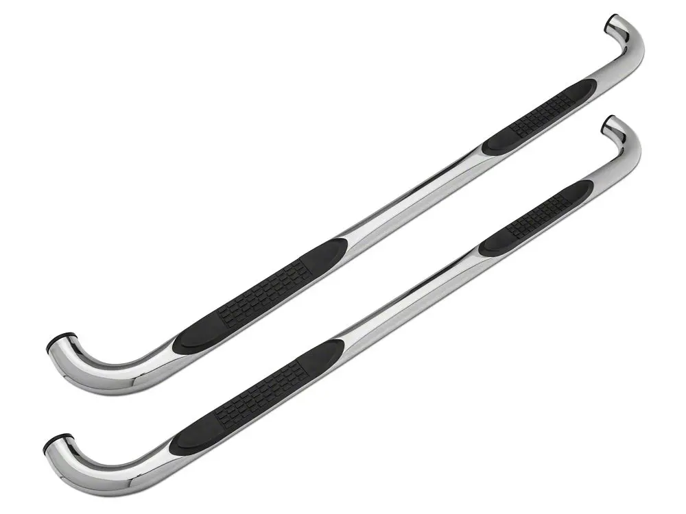 Barricade 3-Inch 90° Bent-End Side Steps (Stainless) for 2017–2025 Ford F-350 Super Duty SuperCrew