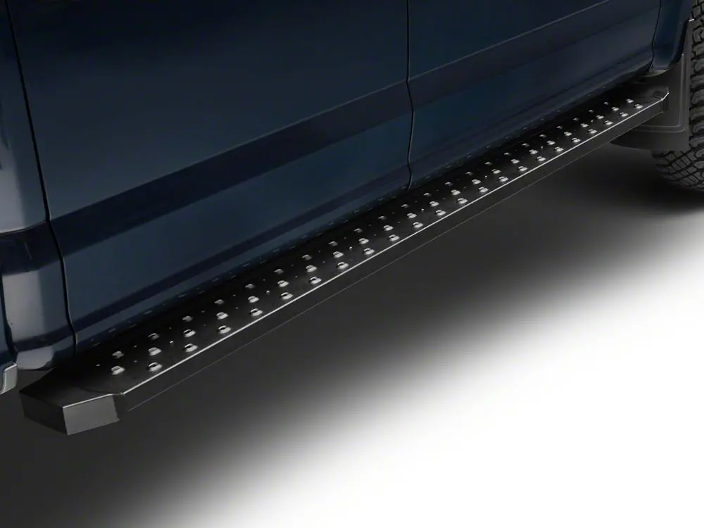 Barricade Rattler Black Running Boards for 2017–2025 Ford F-350 Super Duty SuperCrew