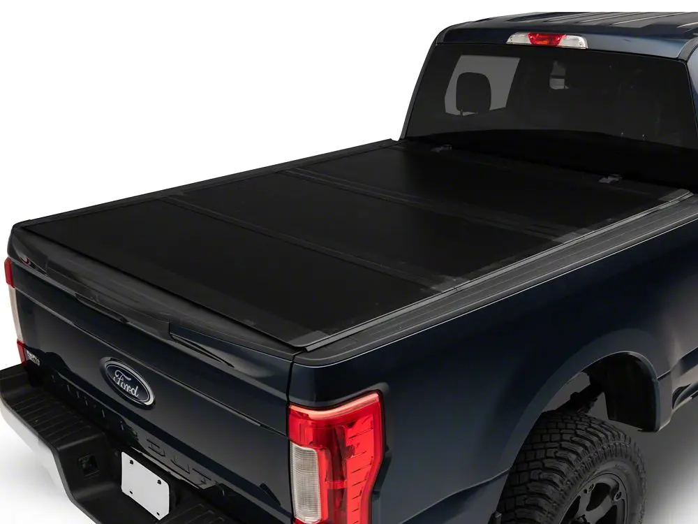 Barricade Low Profile Hard Tri-Fold Tonneau Cover (17-25 F-350 Super Duty W/ 6-3/4-Foot Bed) 2