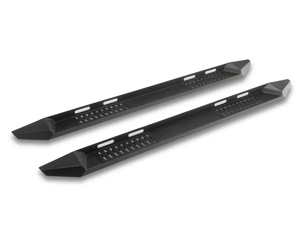 Barricade Hd Steel Running Boards; Texutred Black (17-25 F-350 Super Duty Supercrew) 2