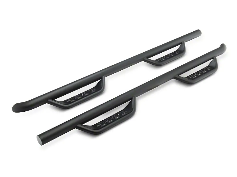 Barricade Tubular Drop Steps with Fine Textured Black Finish for 2017–2025 Ford F-350 Super Duty SuperCrew