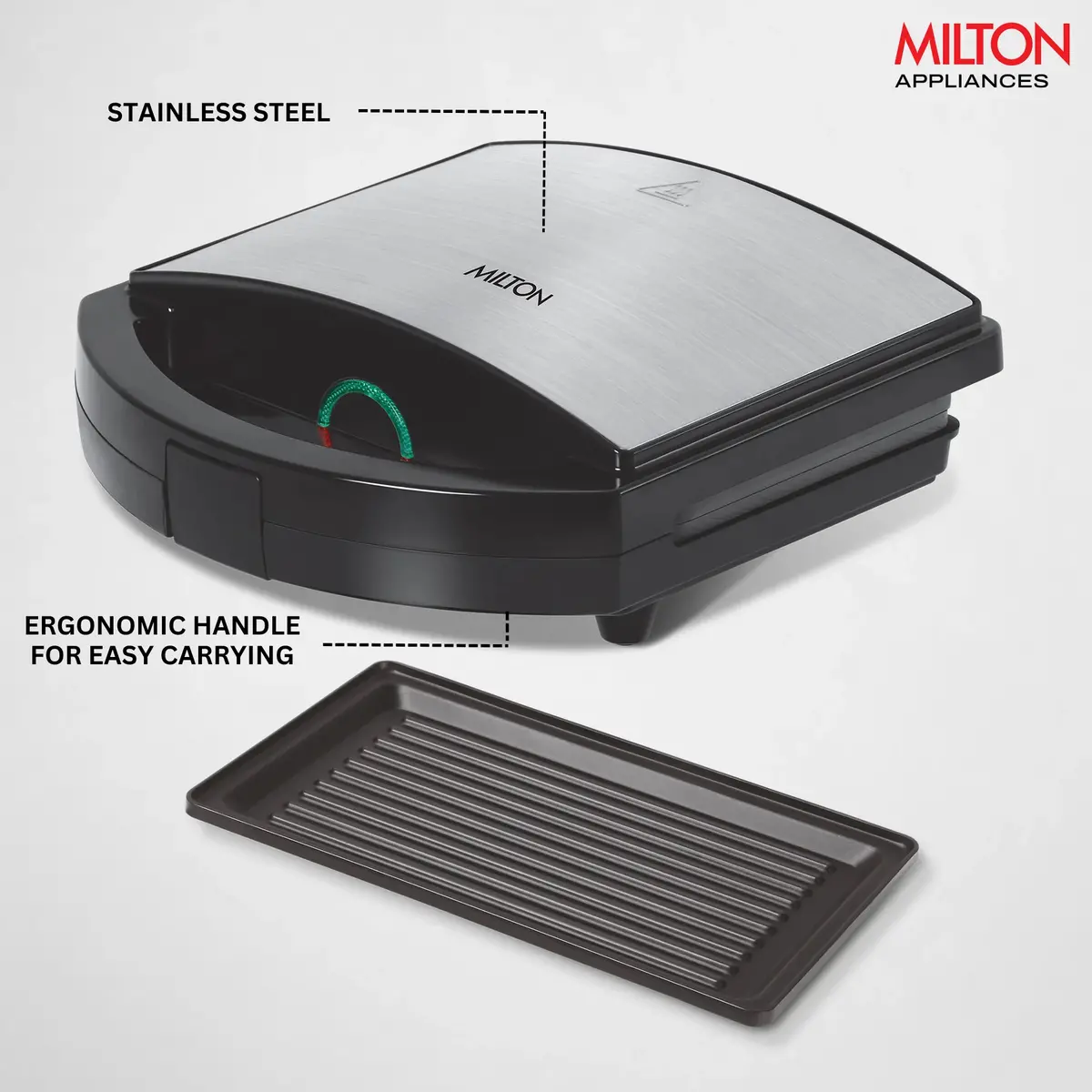 Milton Grill Toaster Hsg044 | Bakelite/Ss Body 2
