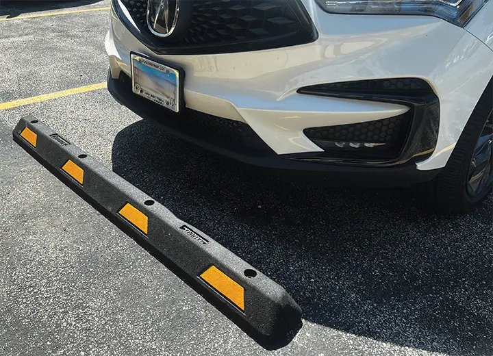 Plasticade Parking Stop 4' And 6' Feet 1