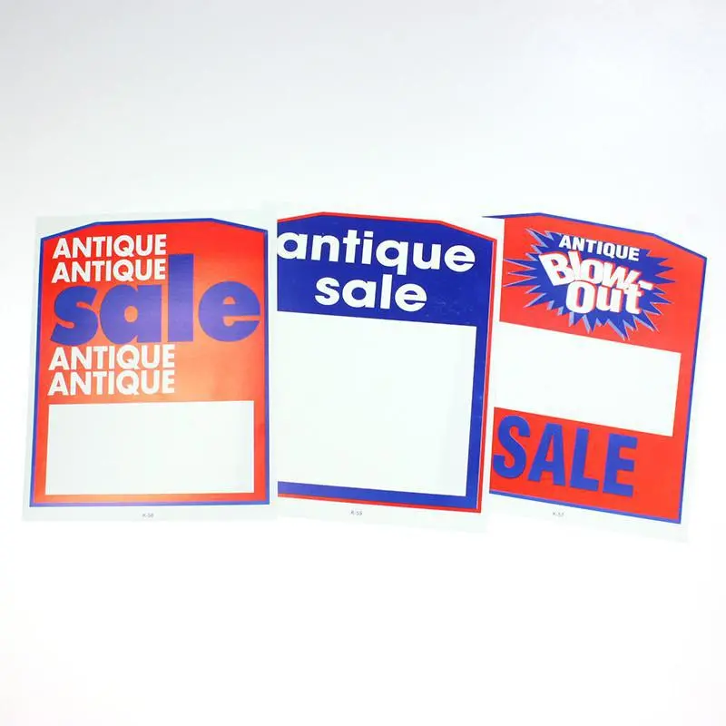 Sale Display Cards - 3 Styles 1