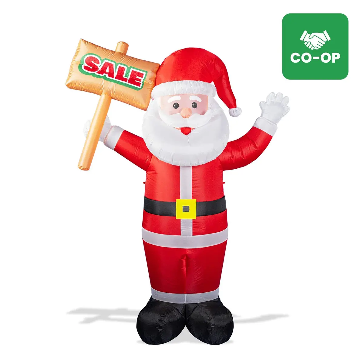 6Ft Santa Advertising Inflatable With "Sale" Sign 1