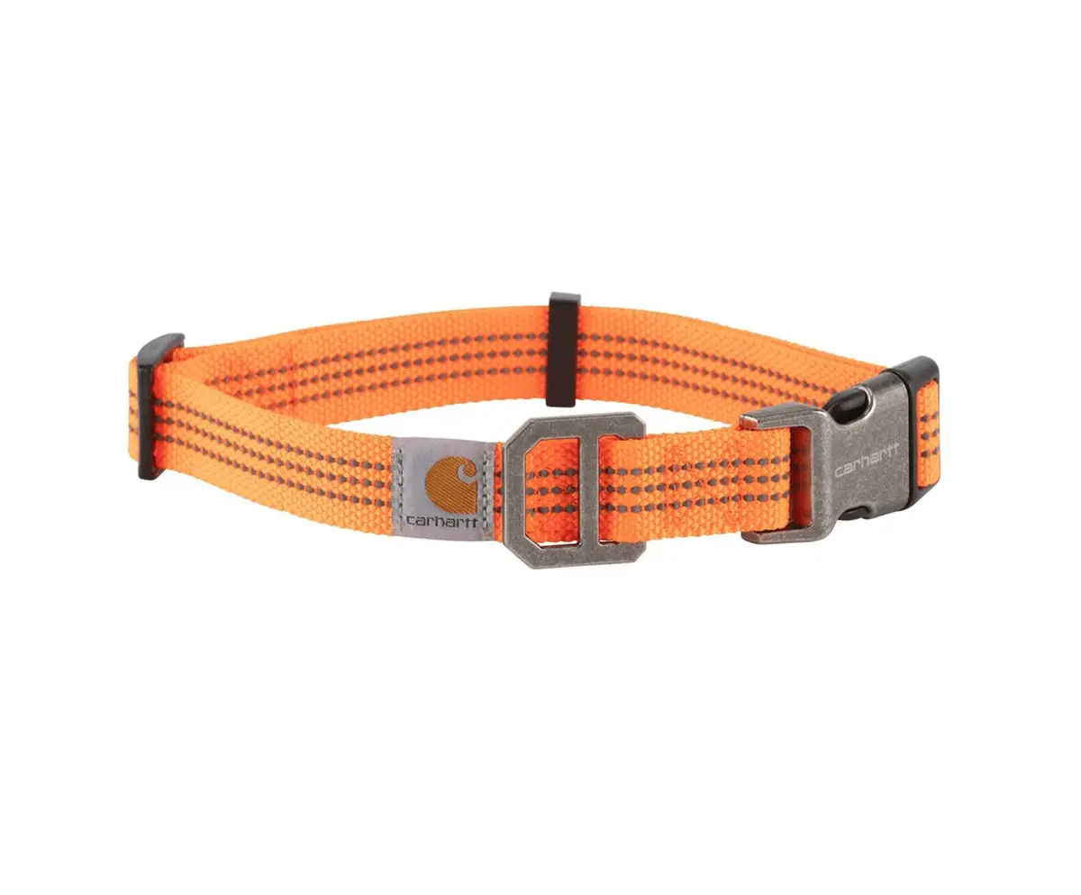 Tradesman Dog Collar - Orange 1