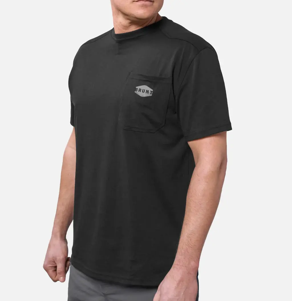 The Martin Pocket Tee- Black 2