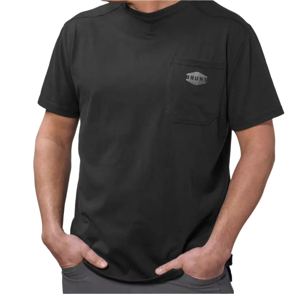 The Martin Pocket Tee- Black 1