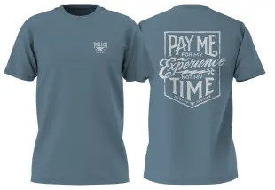 Pay Me Ss Tee, Slate 1