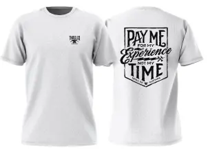 Pay Me Ss Tee, White 1