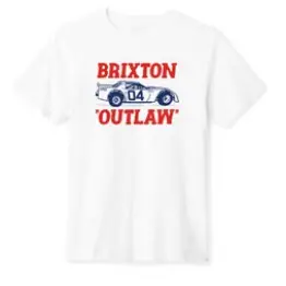 Outlaw Ss Tailored Tee, White 1