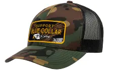 Sbc Barricade Eagle Curved Bill Snapback Hat - Camo 1