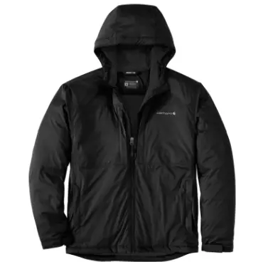 Rugged Flex® Relaxed Fit Lightweight Stretch Insulated Jacket - 3 Warmest Rating - Black 1