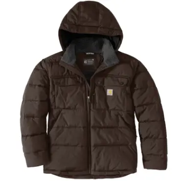 Montana Loose Fit Insulated Jacket - 4 Extreme Warmth Rating - Dark Brown 1