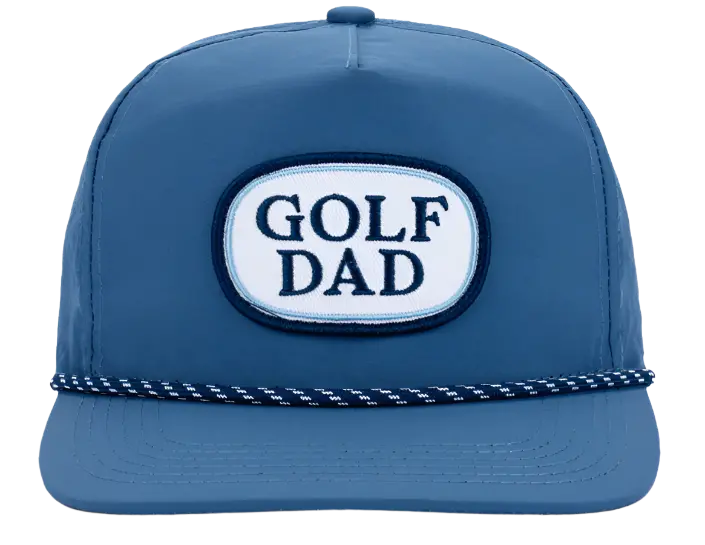 Golf Dad Performance Rope Hat - Blue 1