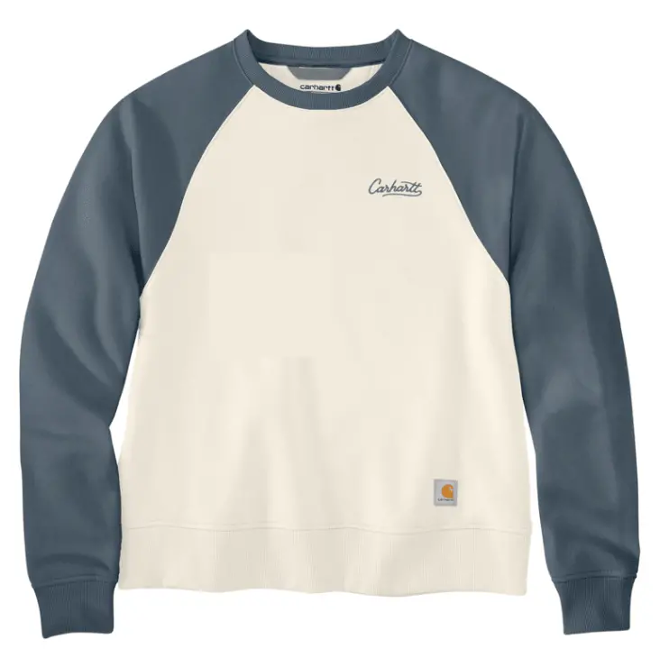 Women's Sawyer Crewneck Sweatshirt- Eggshell 1