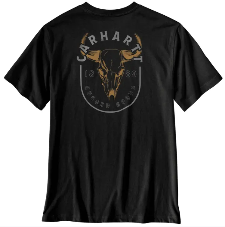 Irvine Relaxed Skull T-Shirt- Black 1