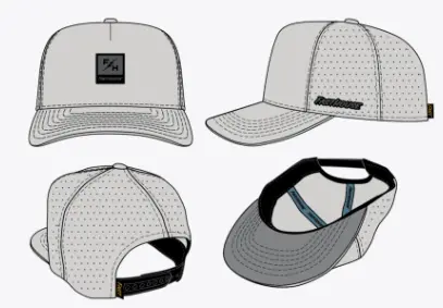 Dash 110 Hat - Light Gray 1