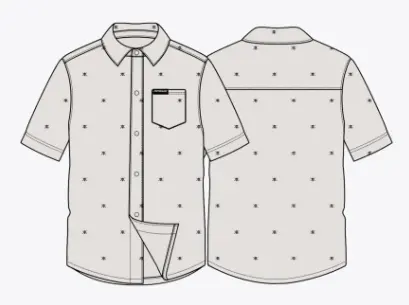 Jasper Ss Button-Up - Off-White 1