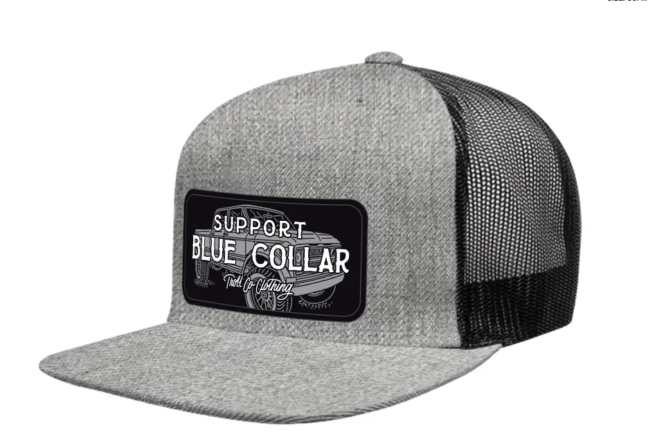 Sbc Barricade Truckin Flat Brim Trucker- Heather Gray Black 1