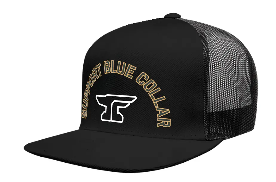 Sbc Anvil Flat Brim Trucker- Black 1