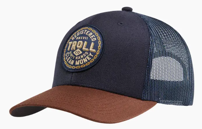 Dhcm Chain Gang Curved Bill Snapback- Navy/Brown 1