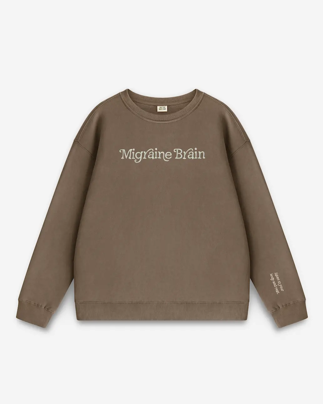 Migraine Brain Crewneck 1