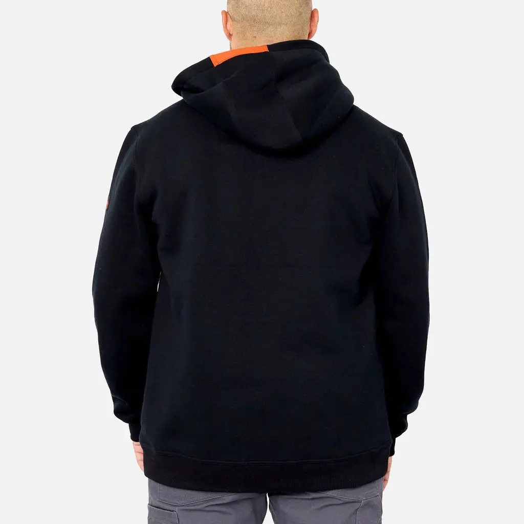 Shevlin Hooded Quarter Zip- Black 3