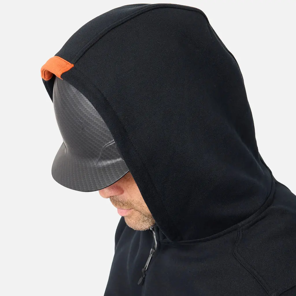 Shevlin Hooded Quarter Zip- Black 5