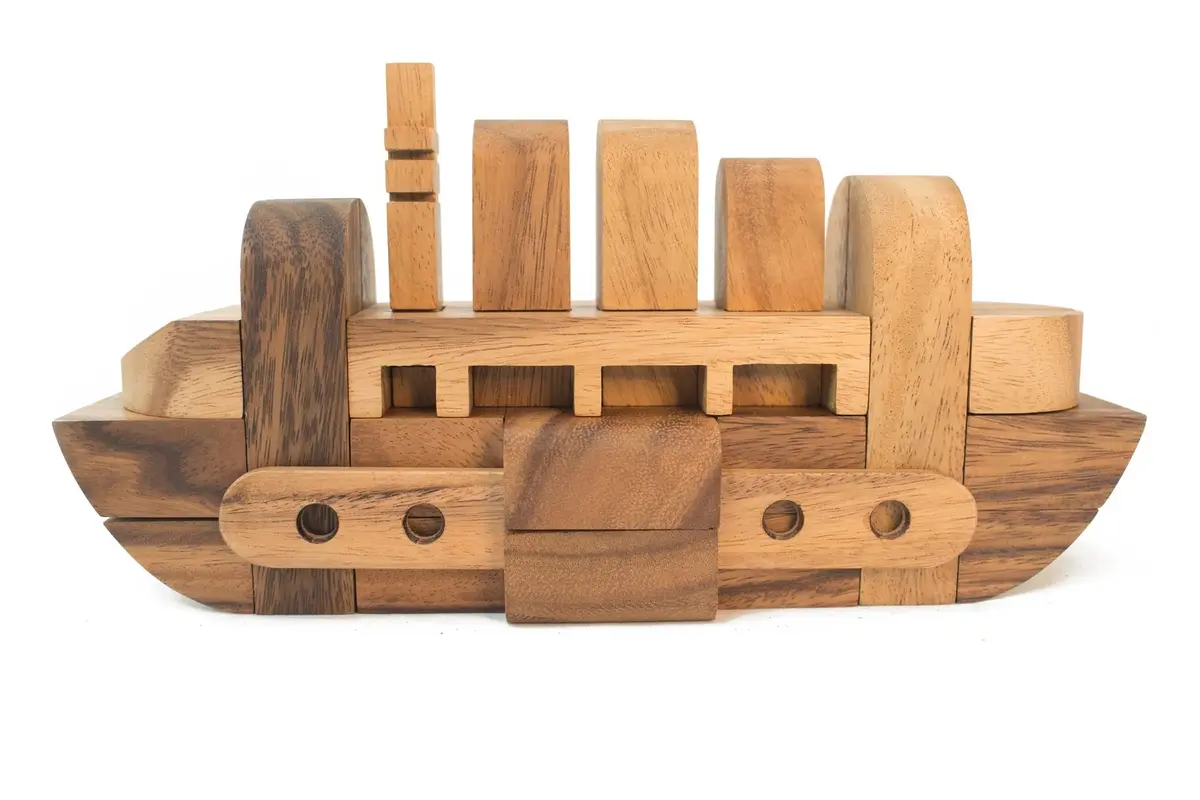 3D Ship Model - Assembly Puzzle For Kids 1