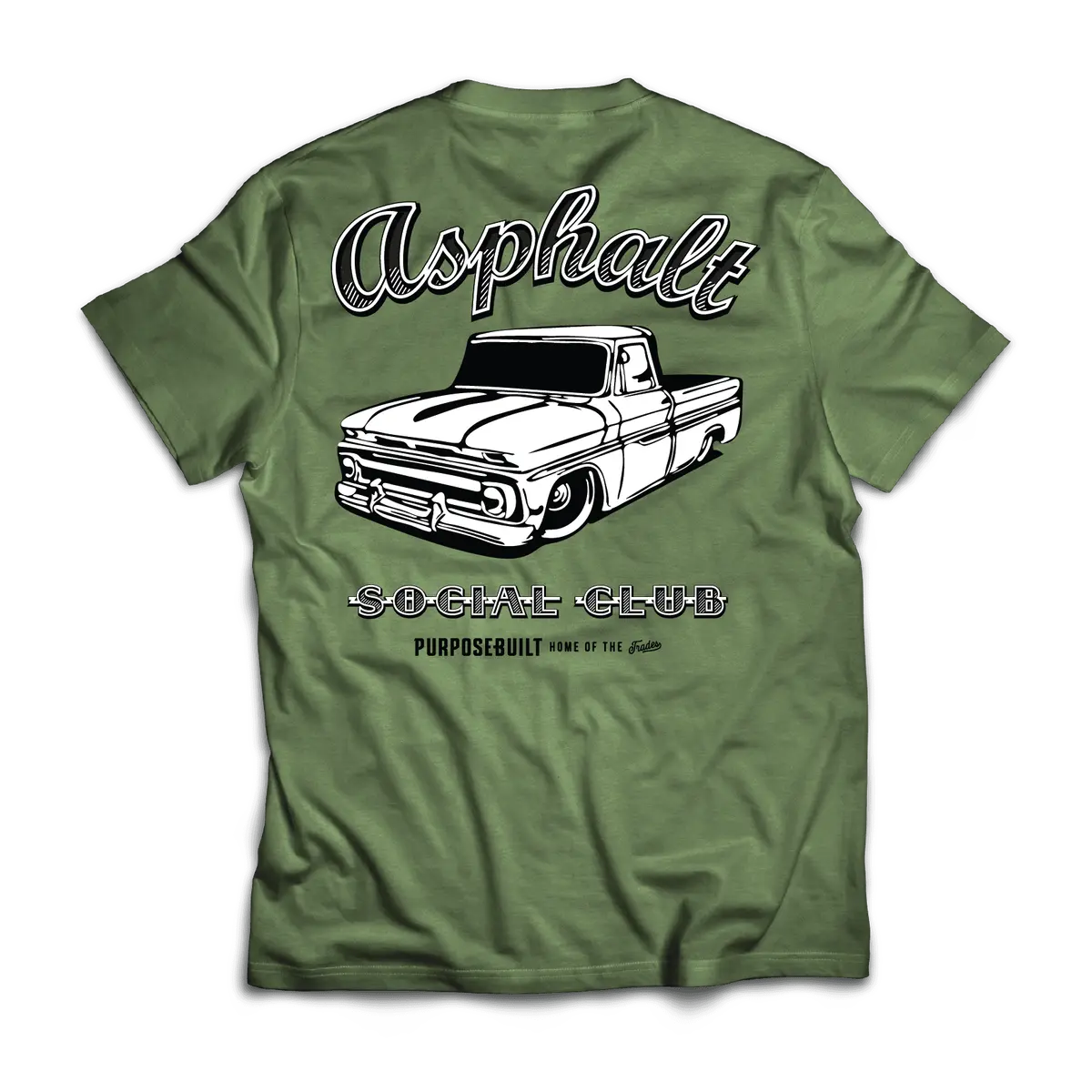 C10 Ride Or Die Tee, Military Green 1